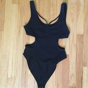 Forever 21 Sexy Black Bodysuit